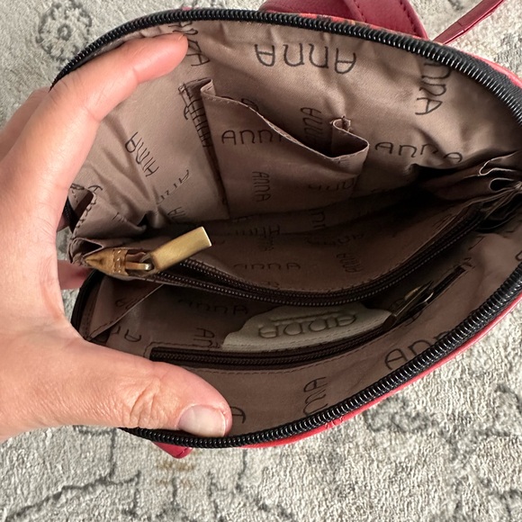 Anna by Anuschka Genuine Leather Triple Compartment Satchel - Picture 7 of 7